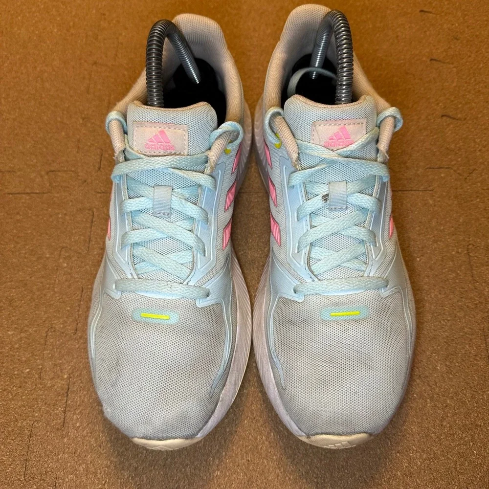 Adidas Runfalcon 2.0 Mens Size 7 Running Shoes Light Blue Pink HR1412
